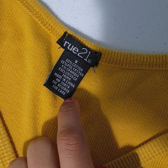 Rue 21 Mustard Yellow Dress - Picture 5 of 7